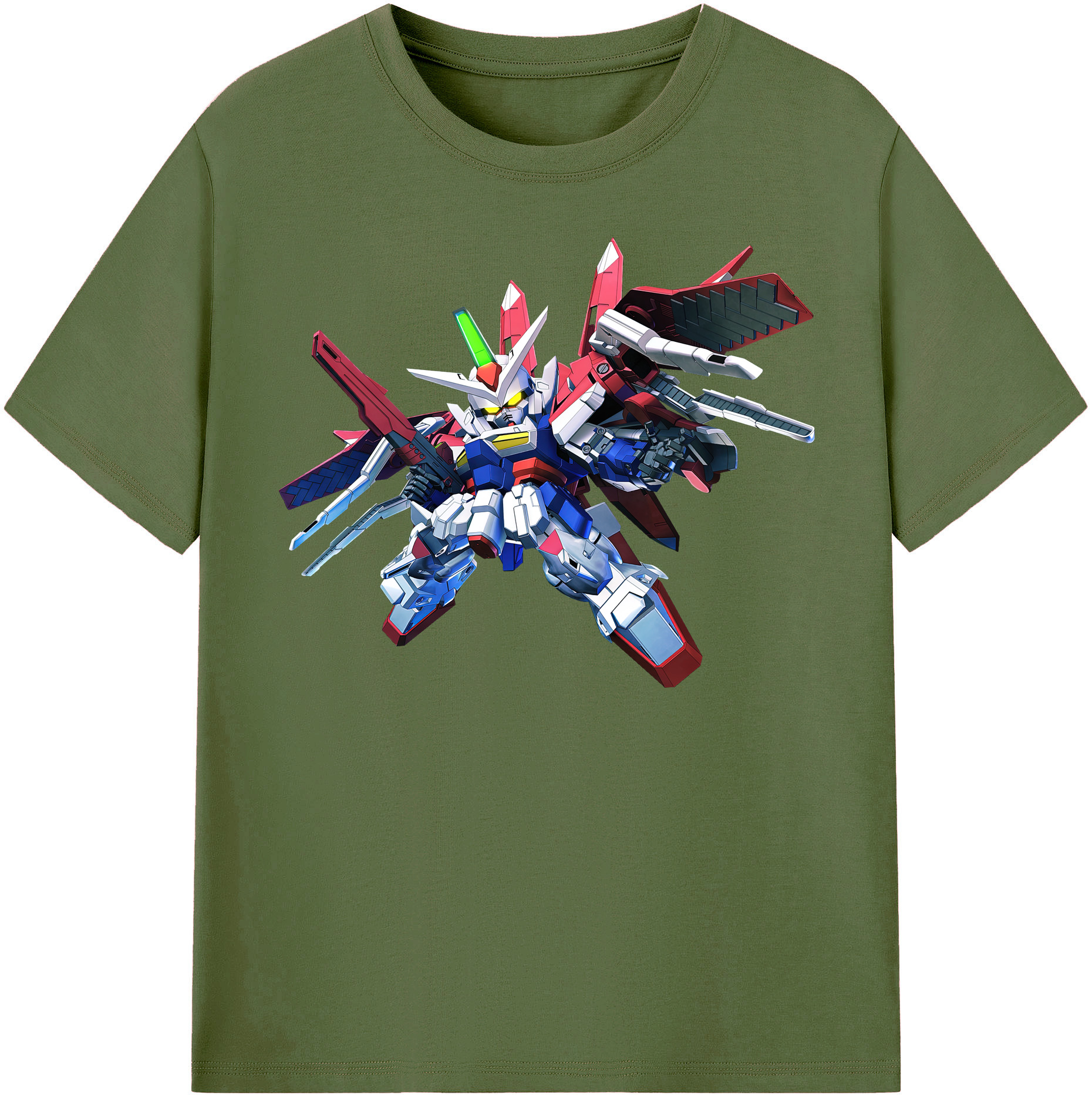 （画像用） 機動戦士ガンダム Mobile Suit Gundam 綿100％半袖Tシャツ（フロントプリント）